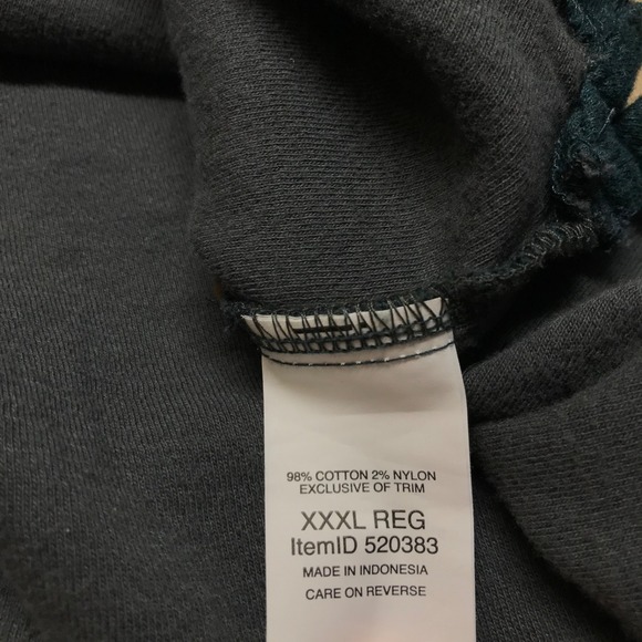 L.L. Bean Polo Shirt Mens Size 3XL Green Washed Cotton Double Knit Long Sleeve - Picture 5 of 8